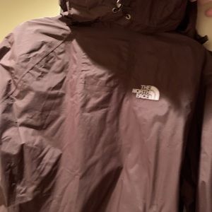 Brown North Face Rain Jacket. Hardly worn.